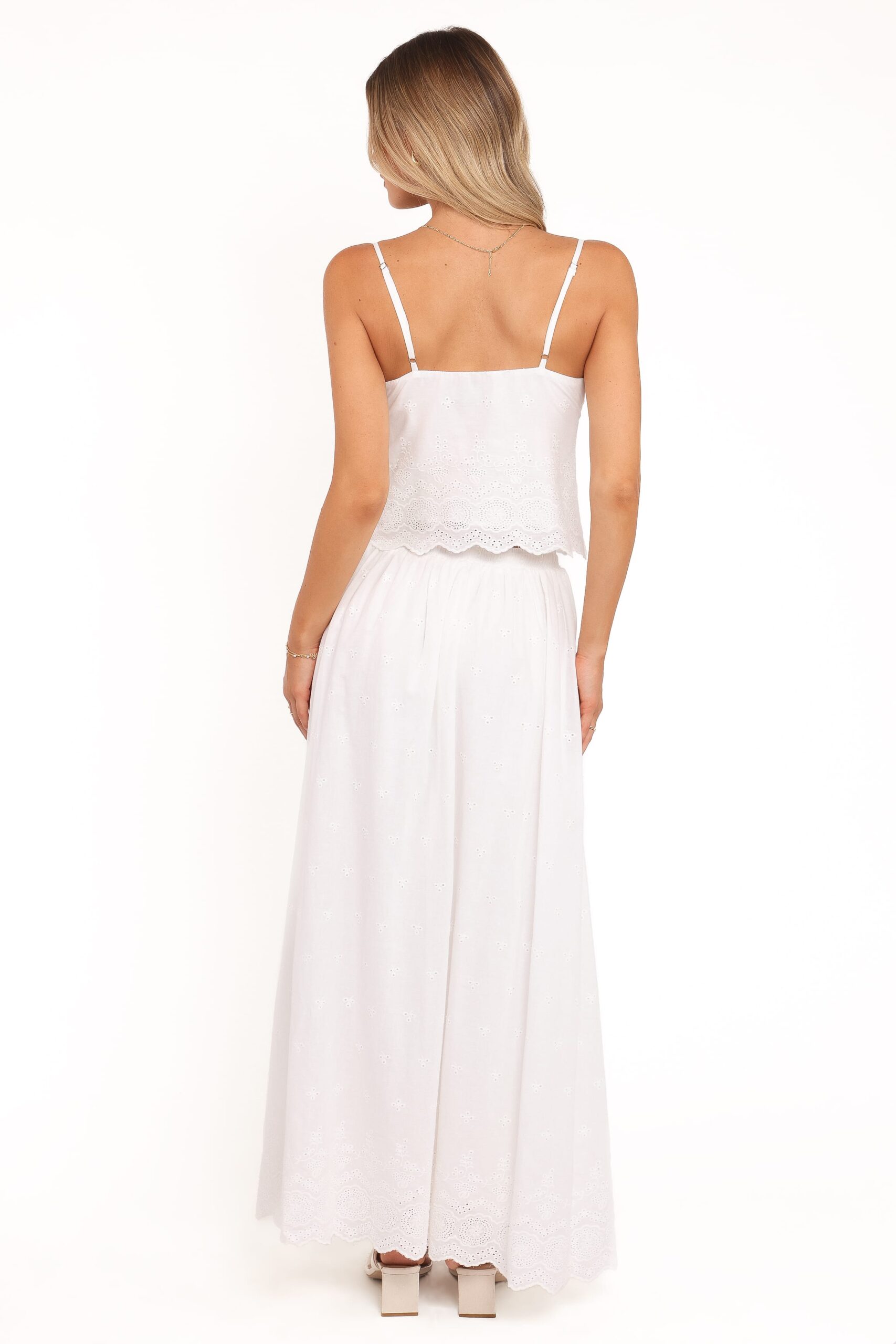 blaire skirt set white blaire skirt set white