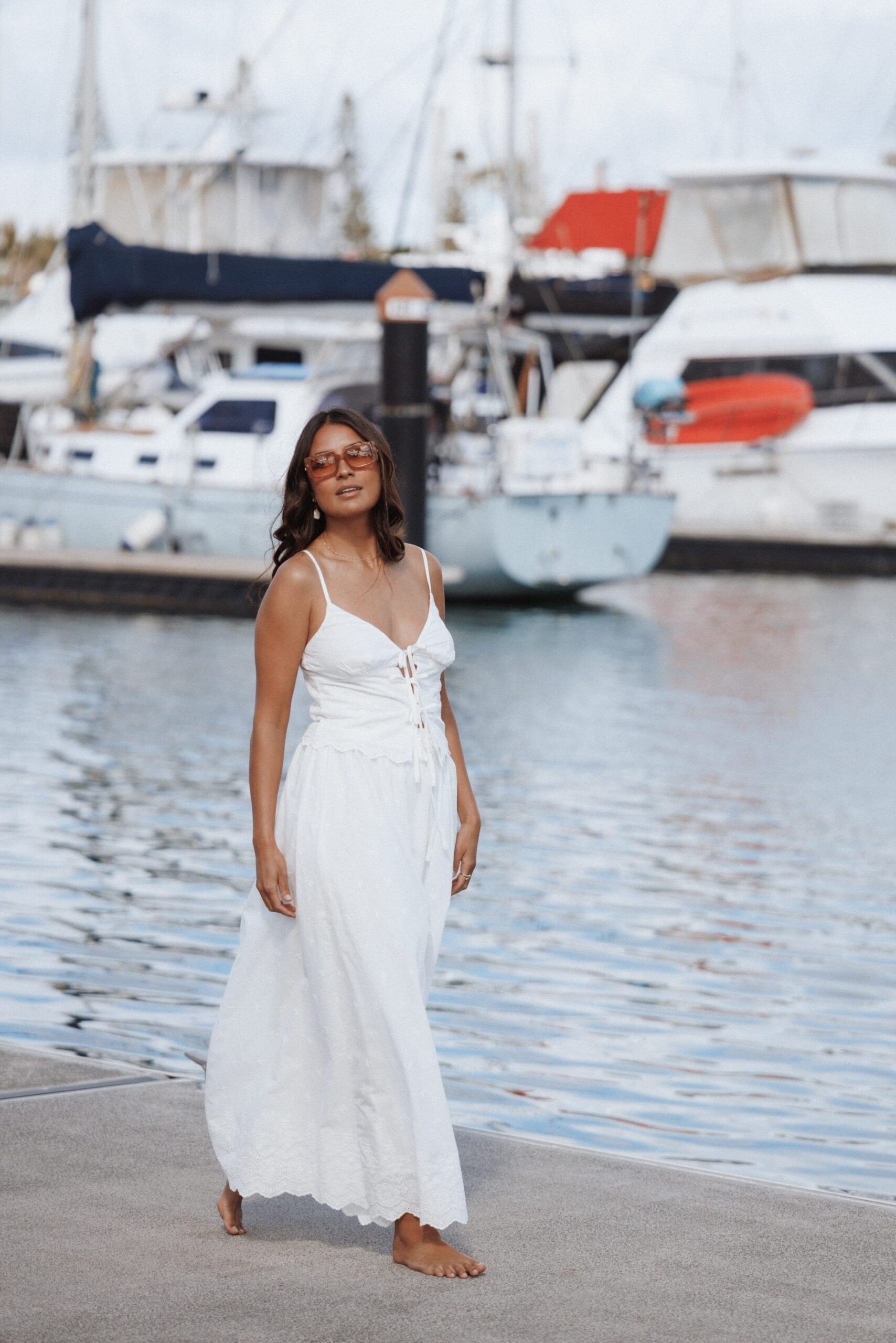 blaire skirt set white blaire skirt set white