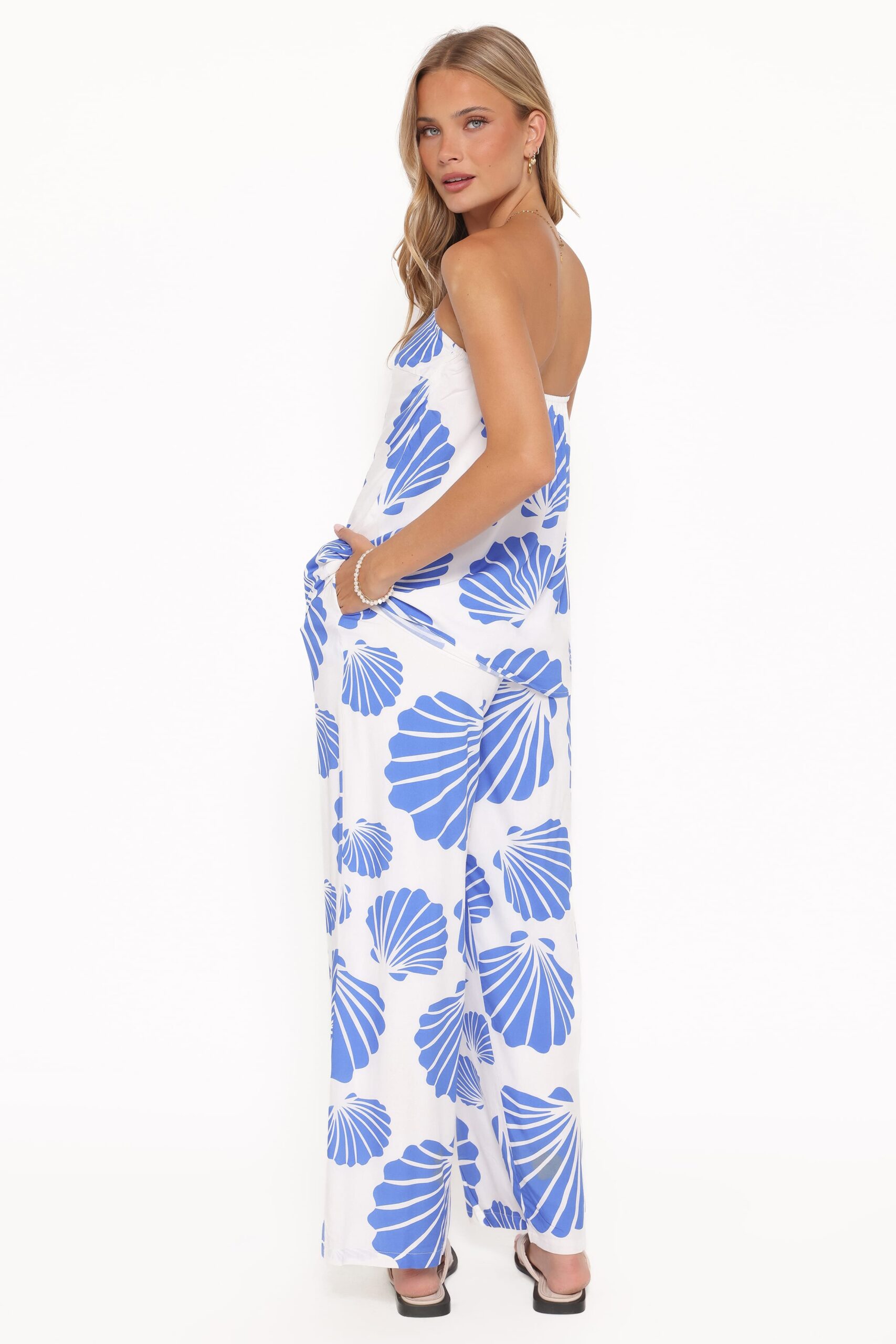 kristy pant set blue shell kristy pant set blue shell