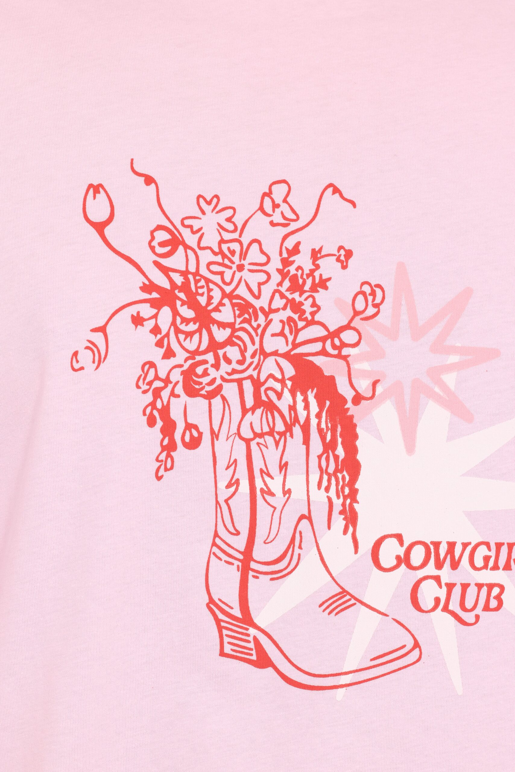 alanna cowgirl club graphic tee pink alanna cowgirl club graphic tee pink